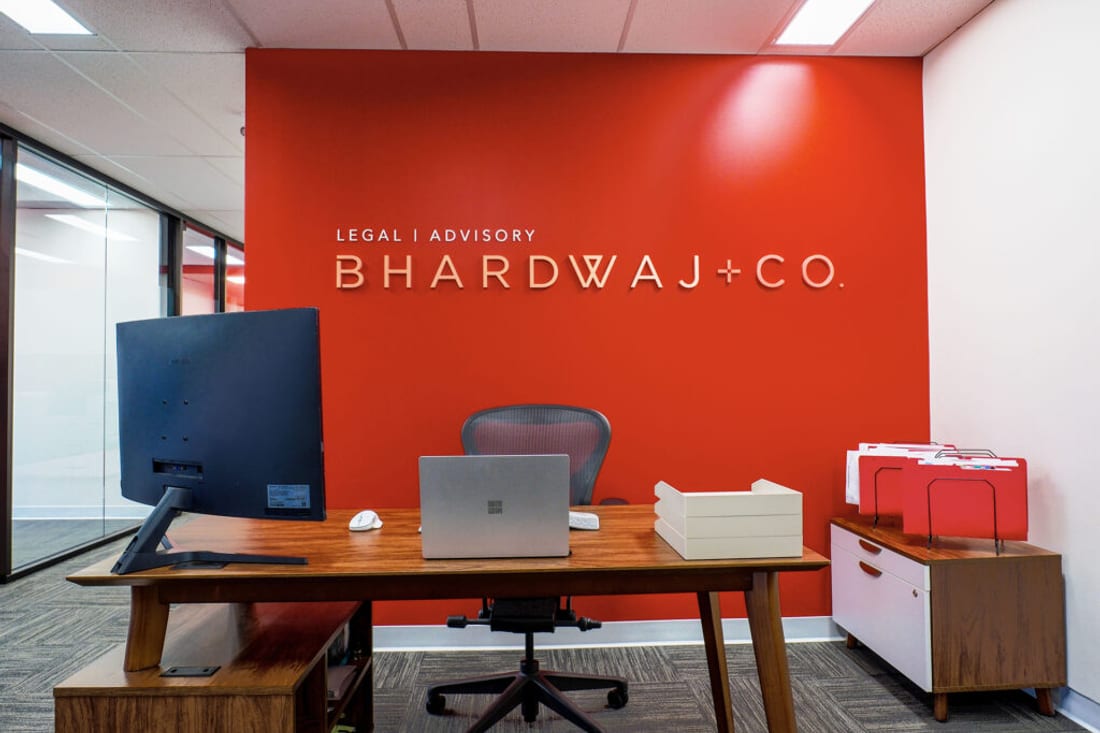 The Bhardwaj + Co. branded office in Edmonton
